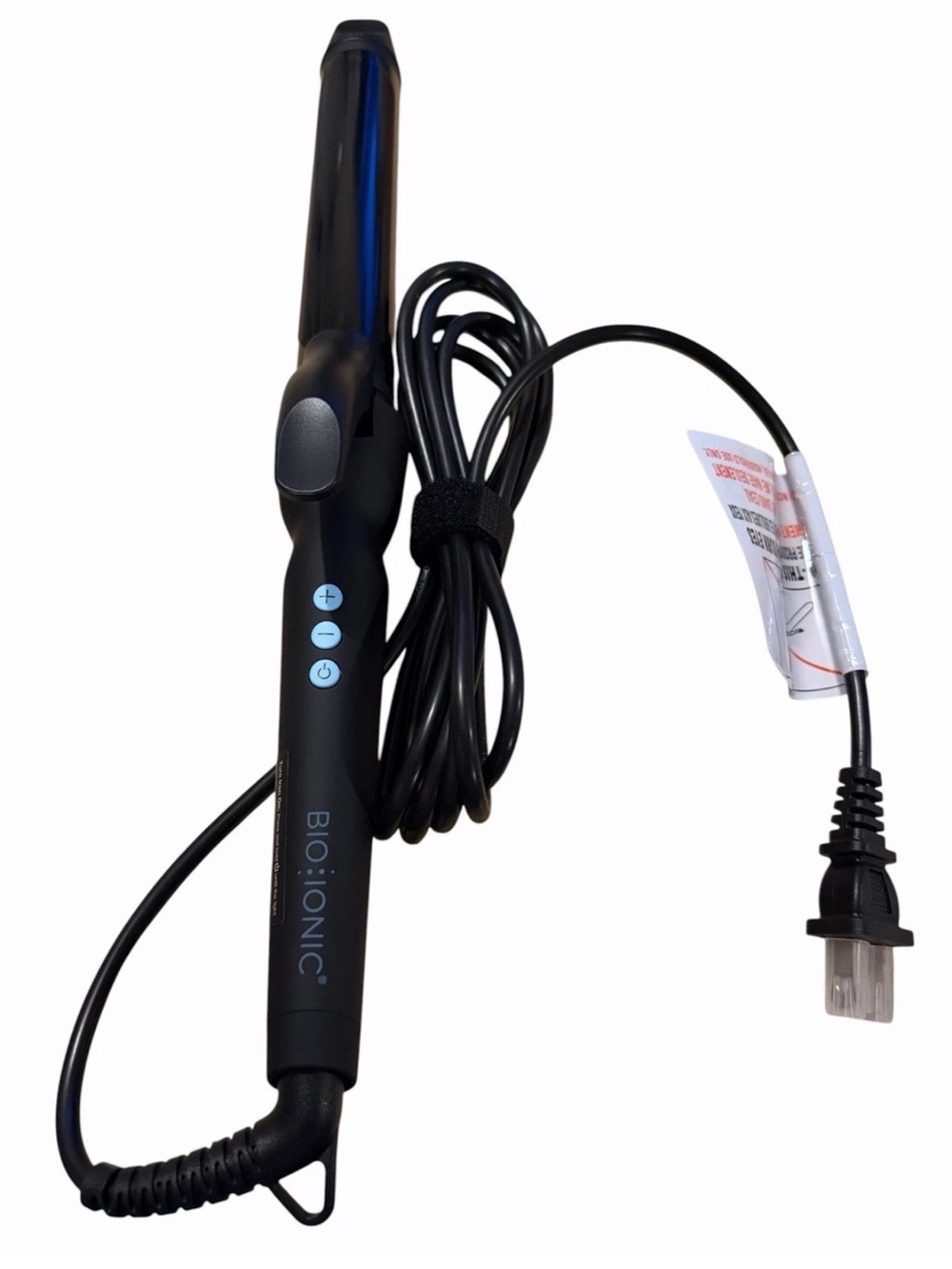 Bio Ionic BILBSCI0916 1.25" Ceramic Long Barrel Spring Hair Curling Iron,NO BOX